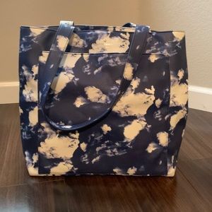 Kate Spade blue & white cloud print tote. Excellent condition!